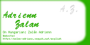 adrienn zalan business card
